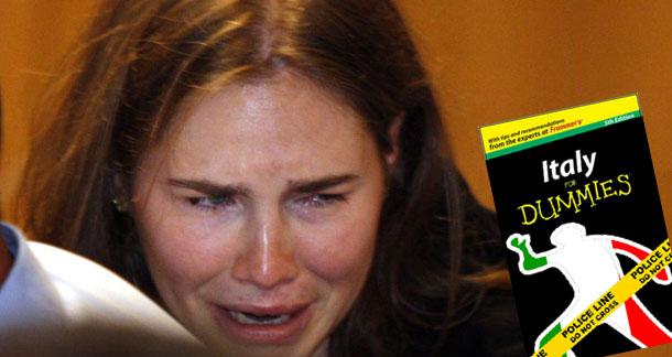 If you've been out of the news loop Amanda Knox was the woman who was 