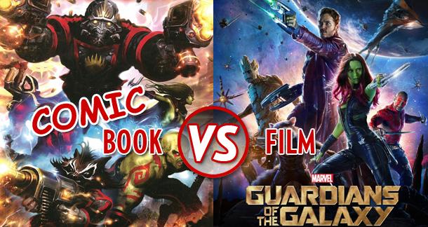 Comic Book Vs Film Guardians Of The Galaxy Litreactor