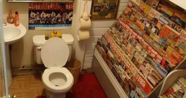 Scientist studies health risks of reading while using the toilet