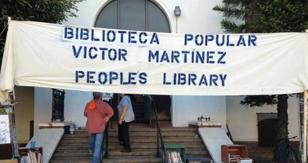Makeshift People's Library In Oakland