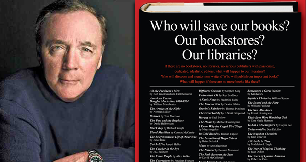 James Patterson Calls for Government Bailout of Publishing Industry