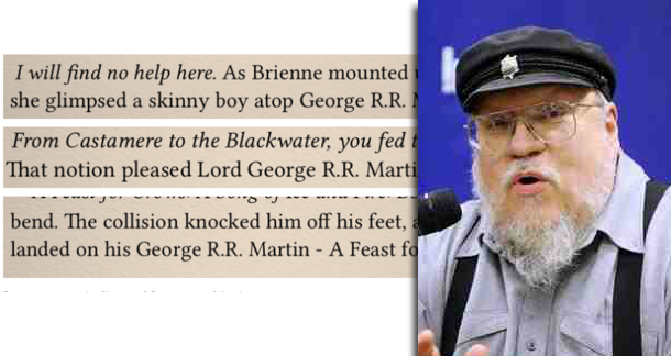 ‘A Feast for Crows’ eBook Littered with George RR Martin’s Name