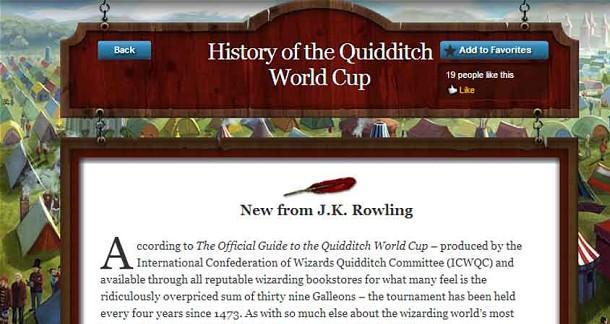  ‘A History of the Quidditch World Cup'