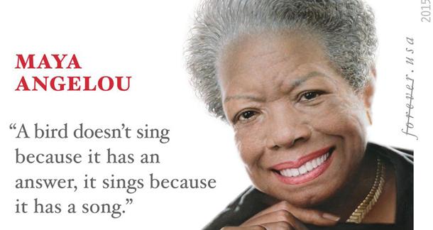 Maya Angelou Stamp Features Misquote