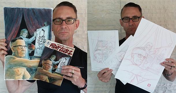 Chuck Palahniuk Auctions Off Original 'Fight Club 2' Art for Cancer Charity