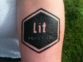 Dakota Taylor's infamous LitReactor tattoo (our first!)